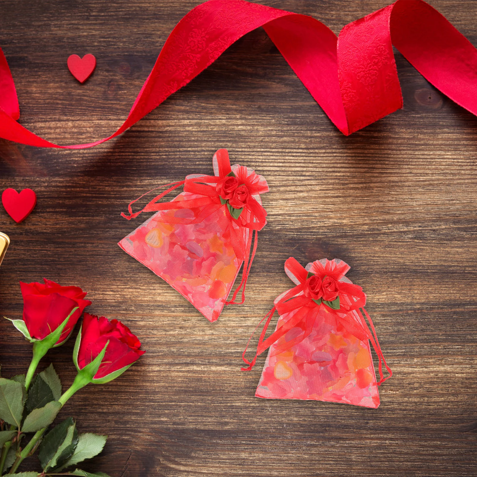 24pcs Organza Gift Bags 10x12cn Red Tulip Bowknot Favor Drawstring Pouches Wedding Party Candy Storage Sheer Mesh
24pcs Organza Gift Bags 10x12cn Red Tulip Bowknot Favor Drawstring Pouches Wedding Party Candy Storage Sheer Mesh