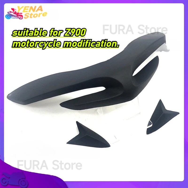 Headlights, beak-shaped fixed air intakes and spoiler motorcycle accessories suitable for Z900 motorcycle modification.
Headlights, beak-shaped fixed air intakes and spoiler motorcycle accessories suitable for Z900 motorcycle modification.