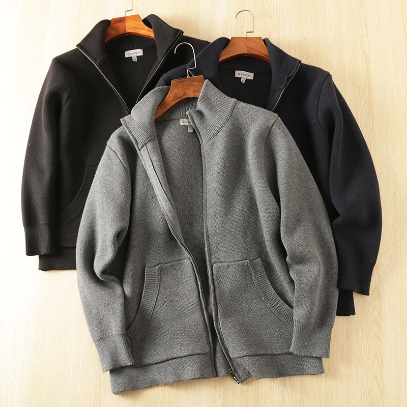 Busin Commuting Thiened Casual Knitted Sweater Pure Color Versatile Long Sve Faionable Urban Sle Men's Autumn Out...
Busin Commuting Thiened Casual Knitted Sweater Pure Color Versatile Long Sve Faionable Urban Sle Men's Autumn Out...