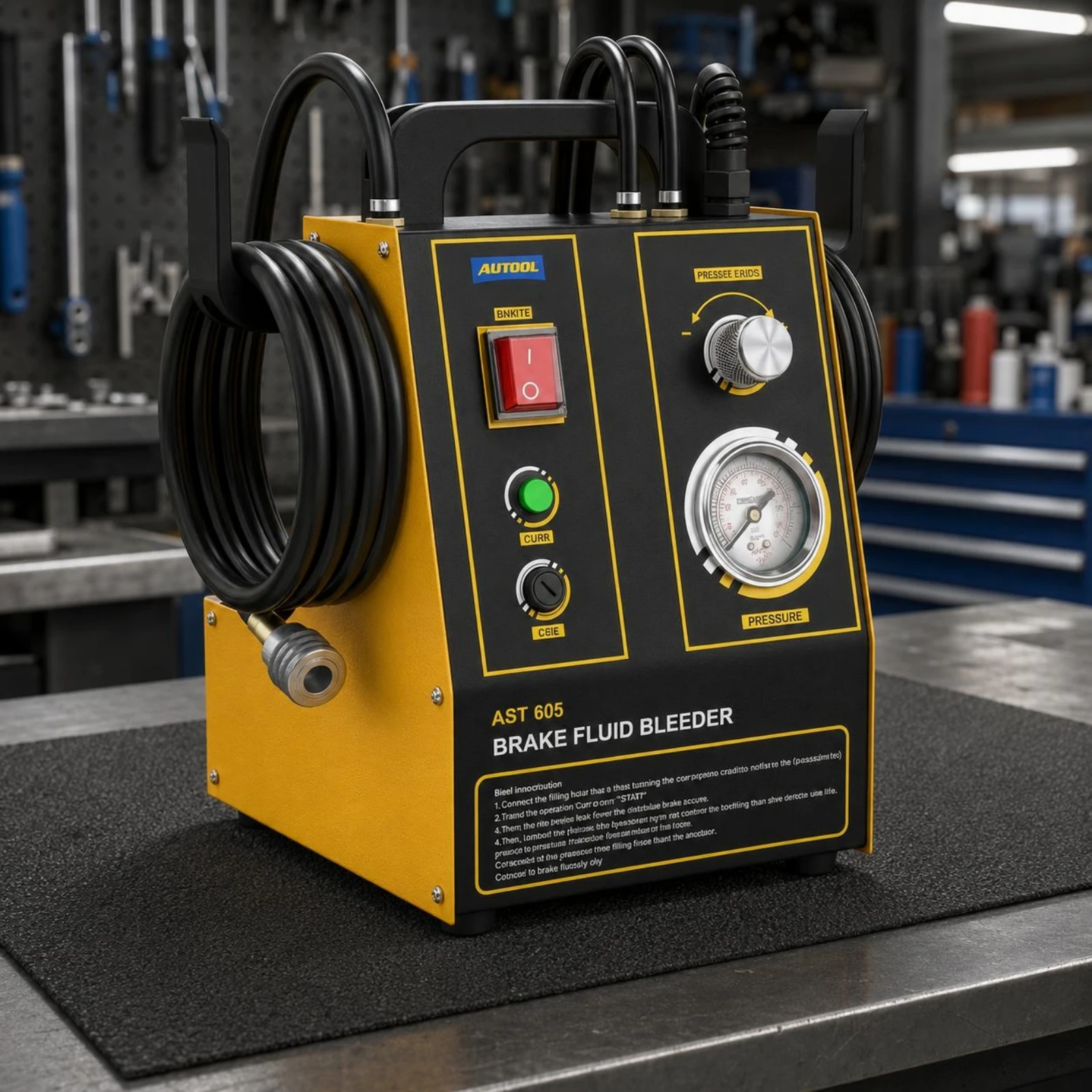 Brake Fluid Bleeder Machine Compact Electric Brake Bleeder Auto Repair Tool Single-Person-Person Operation Air Bubble Reduction
Brake Fluid Bleeder Machine Compact Electric Brake Bleeder Auto Repair Tool Single-Person-Person Operation Air Bubble Reduction