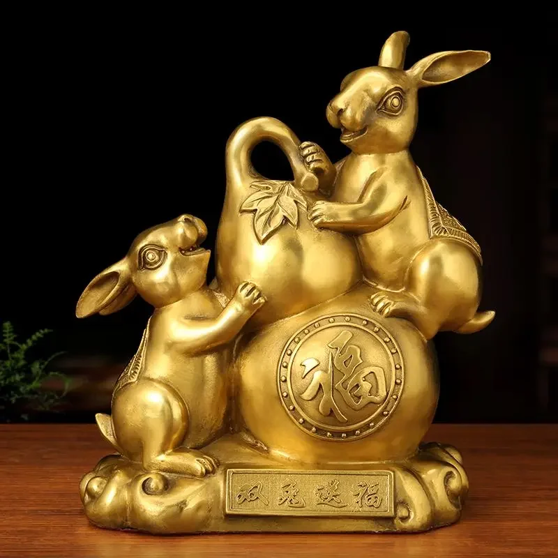 Chinese Style Fengshui Lucky Money Rabbit Zodiac Resin Statue Desk Living Room Ornaments Home Office Decorations
Chinese Style Fengshui Lucky Money Rabbit Zodiac Resin Statue Desk Living Room Ornaments Home Office Decorations