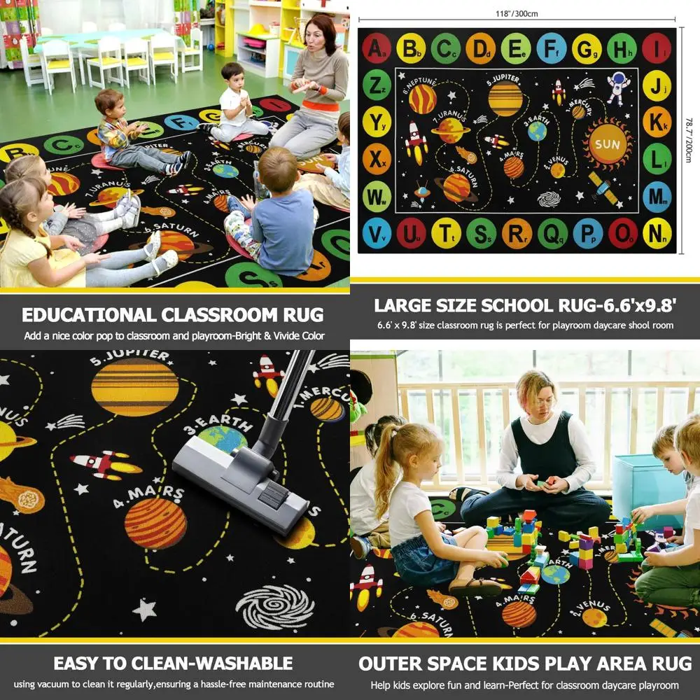 Элементарный космический коврик, 6,6 x 9,8 дюйма, алфавит ABC, образовательный, нескользящий, детский обучающий ковер для комнаты и класса
Элементарный космический коврик, 6,6 x 9,8 дюйма, алфавит ABC, образовательный, нескользящий, детский обучающий ковер для комнаты и класса