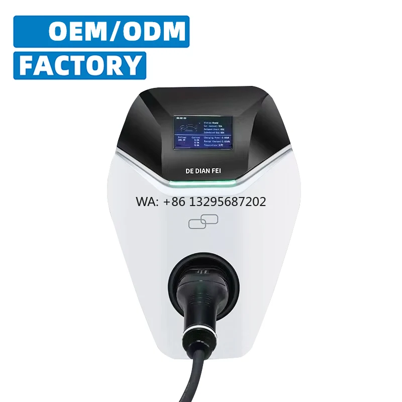 Настенная портативная зарядная станция для электромобилей европейского стандарта с разъемом Type 2 и кабелем 5 метров, 22 кВт, 32 А
Настенная портативная зарядная станция для электромобилей европейского стандарта с разъемом Type 2 и кабелем 5 метров, 22 кВт, 32 А