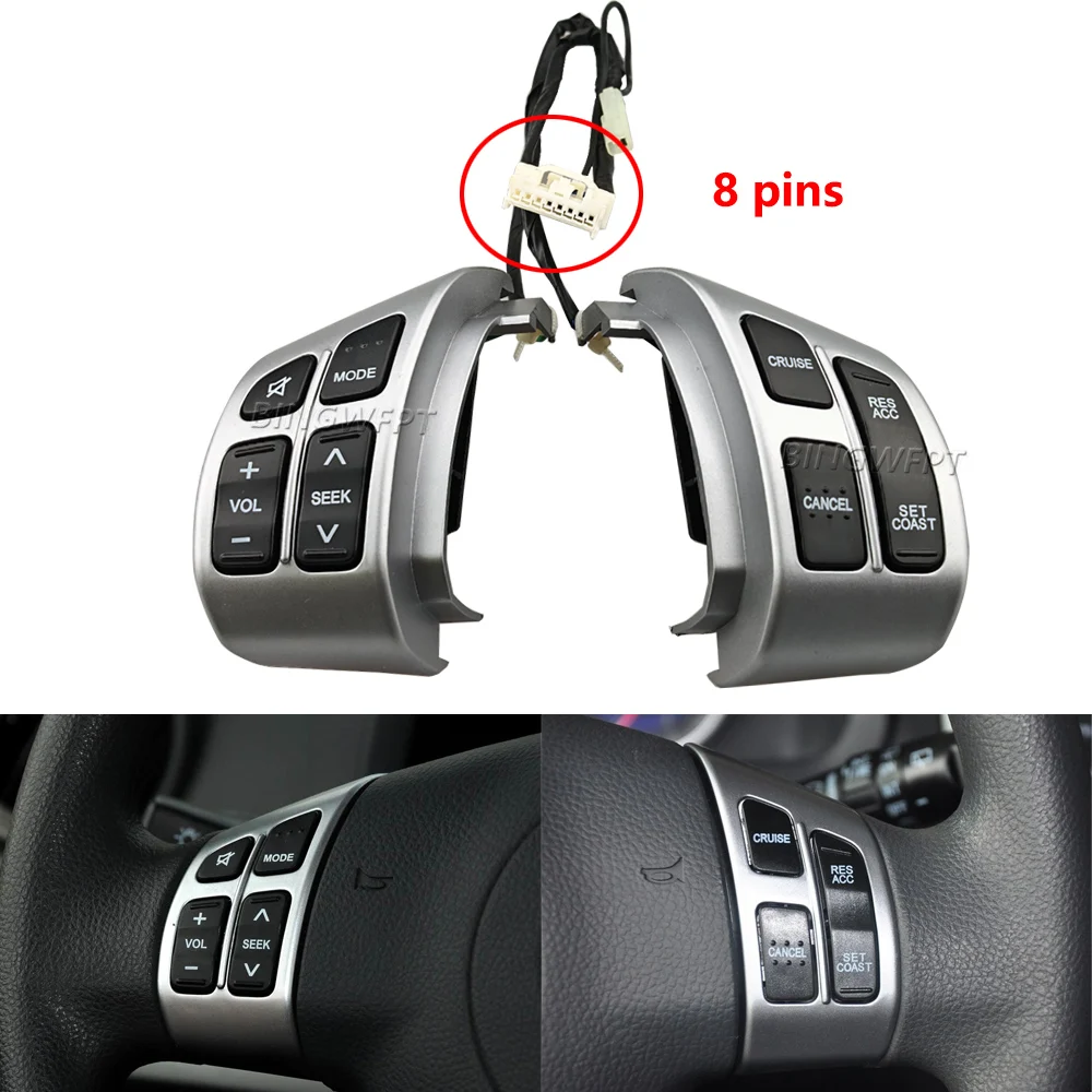 For Suzuki WagonR X5E 2016-2018 8 Pins Multimedia Audio Cruise Control Car Premium Quality Steering Wheel Button Switch
For Suzuki WagonR X5E 2016-2018 8 Pins Multimedia Audio Cruise Control Car Premium Quality Steering Wheel Button Switch