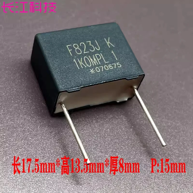 Плёночный конденсатор SCC F MKP 0.082мкФ 82нФ 823 1000В 1кВ с медными выводами, стандарт безопасности, тонкоплёночный, фарадный
Плёночный конденсатор SCC F MKP 0.082мкФ 82нФ 823 1000В 1кВ с медными выводами, стандарт безопасности, тонкоплёночный, фарадный