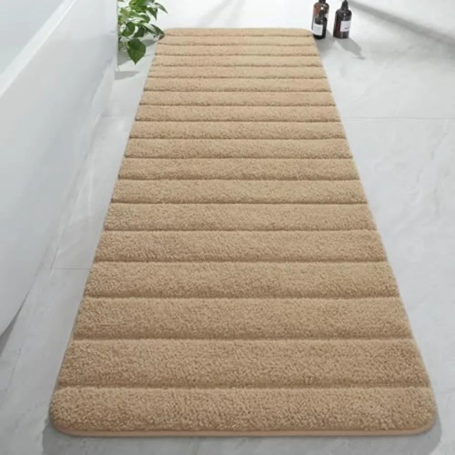 Luxury Long Bathroom Runner Rugs Thick Soft and Absorbent Microfiber Non Slip Bath Mat Rubber Backing Striped Rug Carpets Machi
Luxury Long Bathroom Runner Rugs Thick Soft and Absorbent Microfiber Non Slip Bath Mat Rubber Backing Striped Rug Carpets Machi