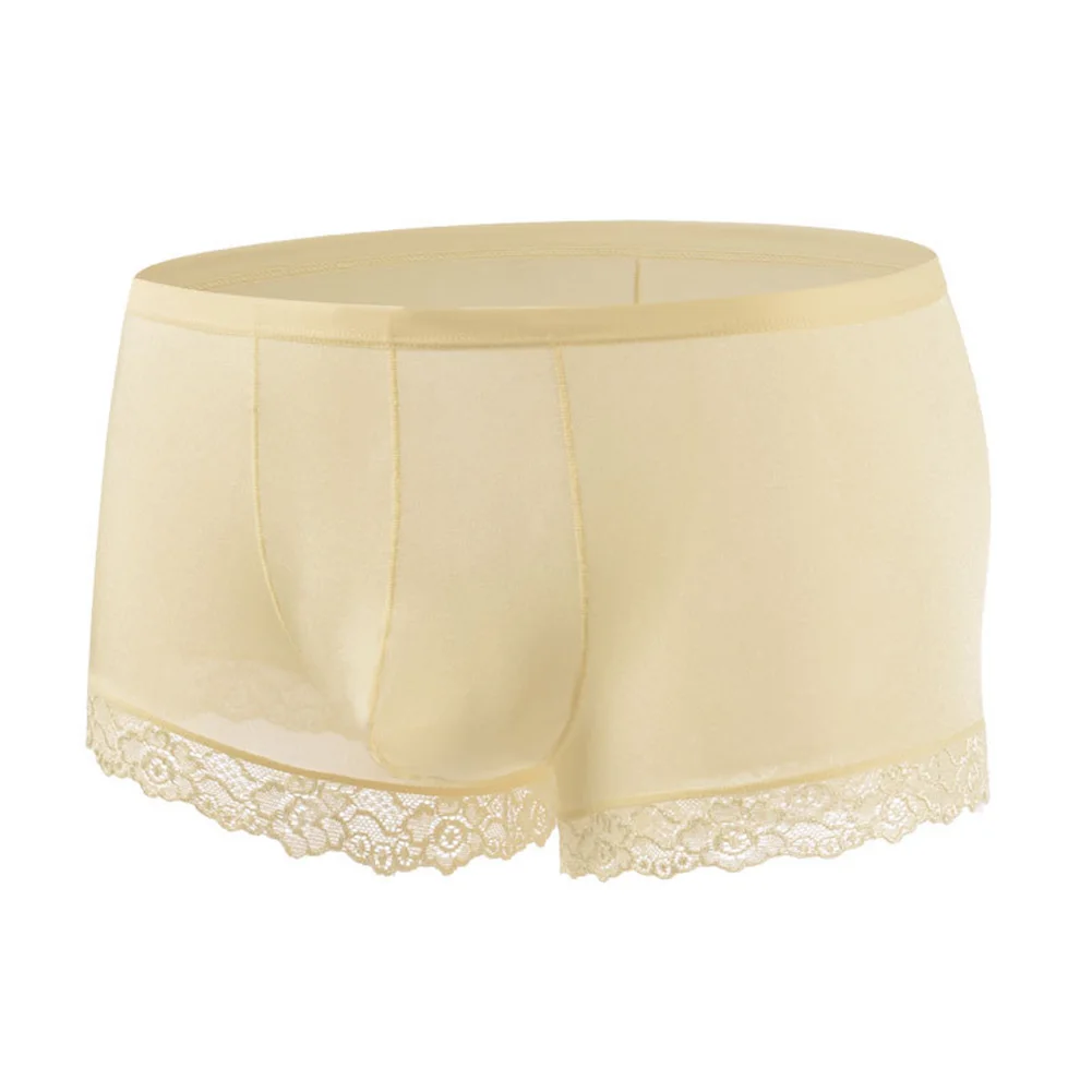 Sexy Men's Transparent Boxer Briefs With Delicate Lace Hem Lightweight Sheer Fabric Breathable Comfortable Underwear
Sexy Men's Transparent Boxer Briefs With Delicate Lace Hem Lightweight Sheer Fabric Breathable Comfortable Underwear