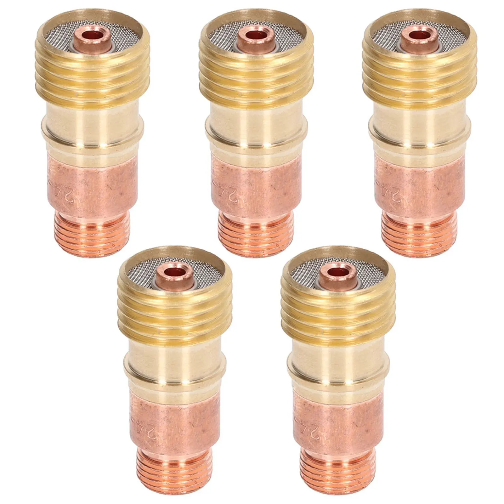 5Pcs 3/32in Gas Lens Collet Body Metal Welding Connector Replacement for Tig WP‑17 18 26
5Pcs 3/32in Gas Lens Collet Body Metal Welding Connector Replacement for Tig WP‑17 18 26
