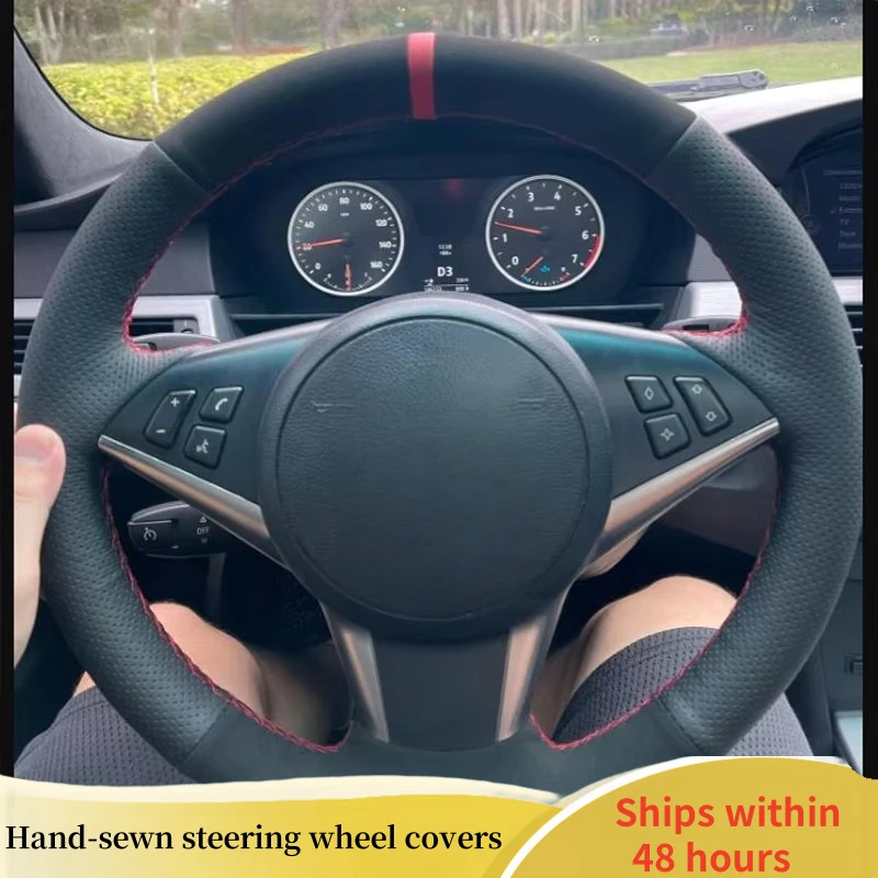 Car Steering Wheel Cover For BMW E60 E61 530d 545i 550i E63 E64 630i 645Ci 650i Customized Suede DIY Steering Wheel
Car Steering Wheel Cover For BMW E60 E61 530d 545i 550i E63 E64 630i 645Ci 650i Customized Suede DIY Steering Wheel