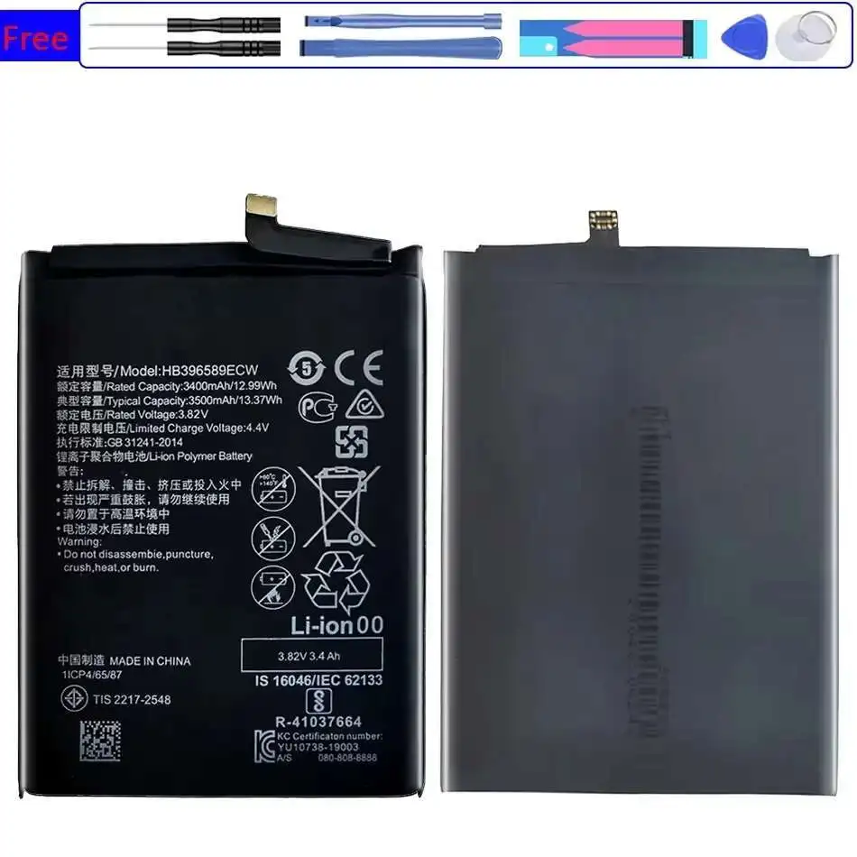 Mobile Phone Battery HB396589ECW Premium Replacement For Huawei Nova 5 nova5 Pro Nova 5 Pro Sea-AL00 3500mAh Reliable Power
Mobile Phone Battery HB396589ECW Premium Replacement For Huawei Nova 5 nova5 Pro Nova 5 Pro Sea-AL00 3500mAh Reliable Power