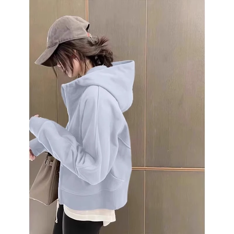 Синий короткий свитер, женская весенне-осенняя новая удобная и красивая модная куртка с капюшоном, ранний весенний топ, маленькая одежда
Синий короткий свитер, женская весенне-осенняя новая удобная и красивая модная куртка с капюшоном, ранний весенний топ, маленькая одежда