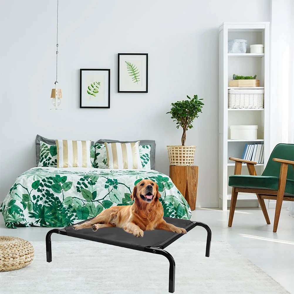 Pet Cot Removable Cover Elevated Dog Bed Breathable Mesh Small Indoor Outdoor Use Durable Material Warm
Pet Cot Removable Cover Elevated Dog Bed Breathable Mesh Small Indoor Outdoor Use Durable Material Warm