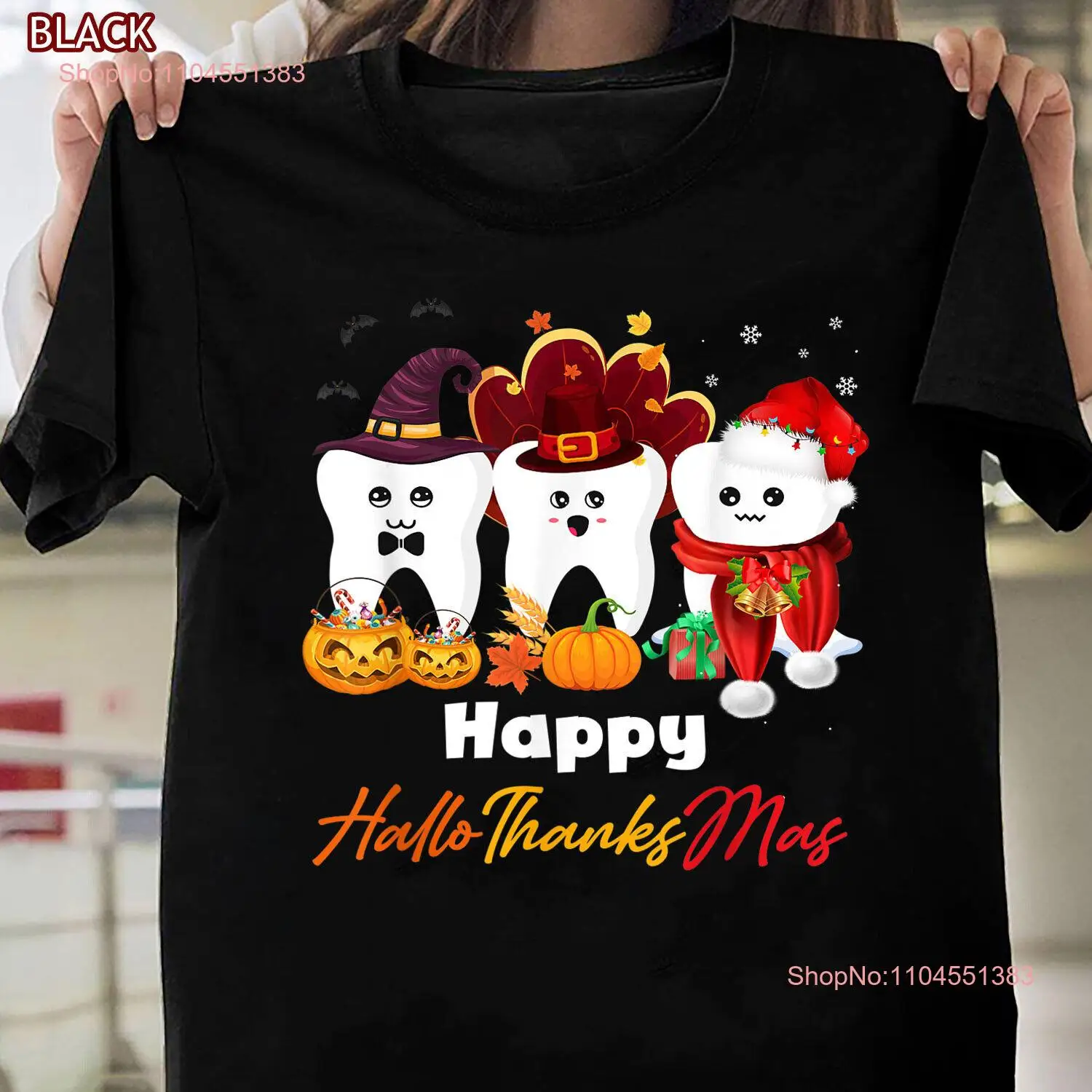 Рождественская футболка Teeth Hallothanks, забавная рождественская футболка унисекс на День Благодарения
Рождественская футболка Teeth Hallothanks, забавная рождественская футболка унисекс на День Благодарения