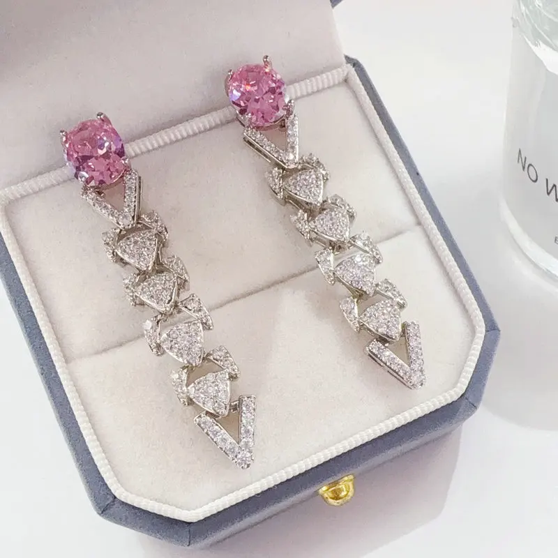 Bilincolor Pink Geometric Earring for Women
Bilincolor Pink Geometric Earring for Women