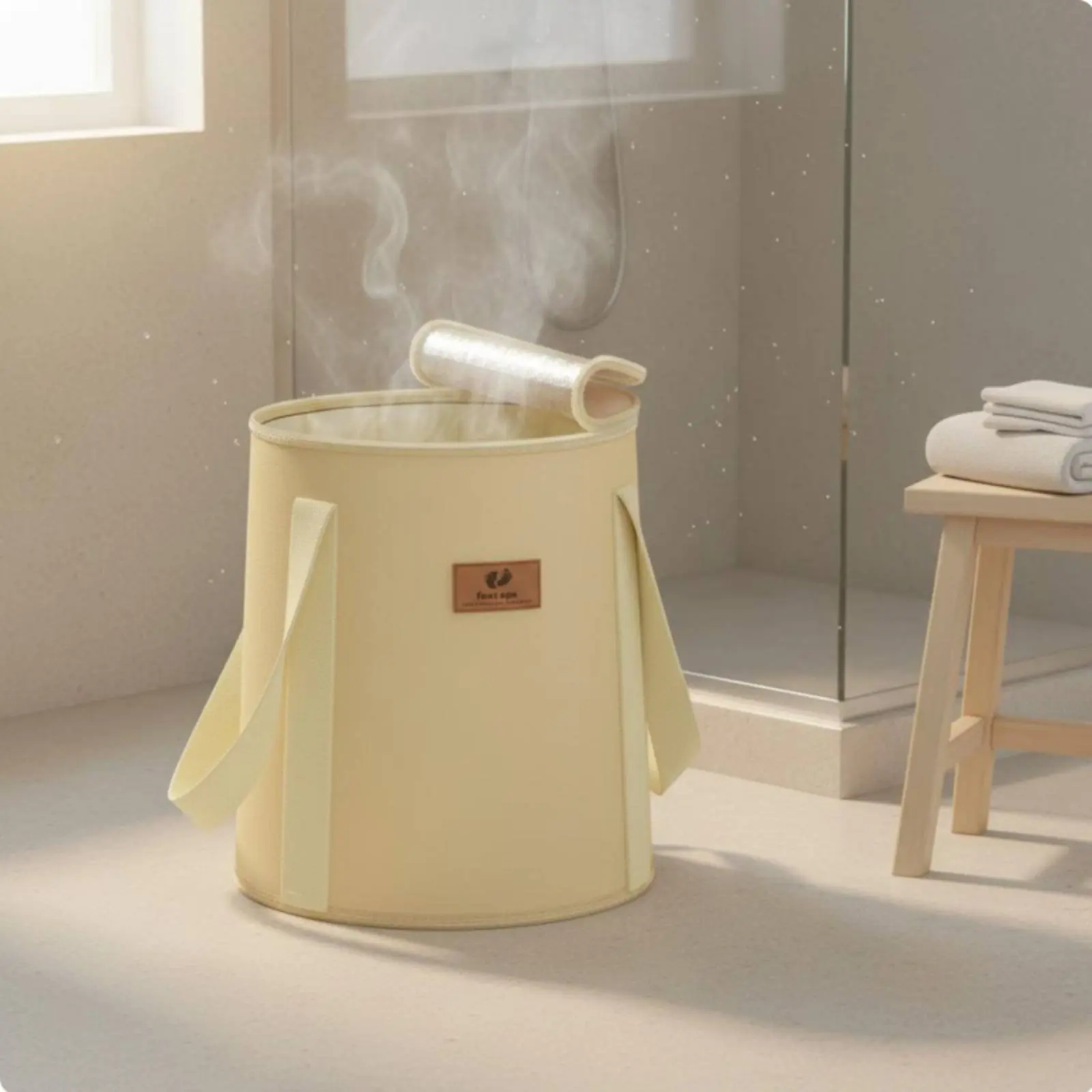 Foldable Foot Spa Basin Steam Fumigation Lid Foldable Foot Bath Basin Home Wellness Product Quick Drain Spout for Travel
Foldable Foot Spa Basin Steam Fumigation Lid Foldable Foot Bath Basin Home Wellness Product Quick Drain Spout for Travel