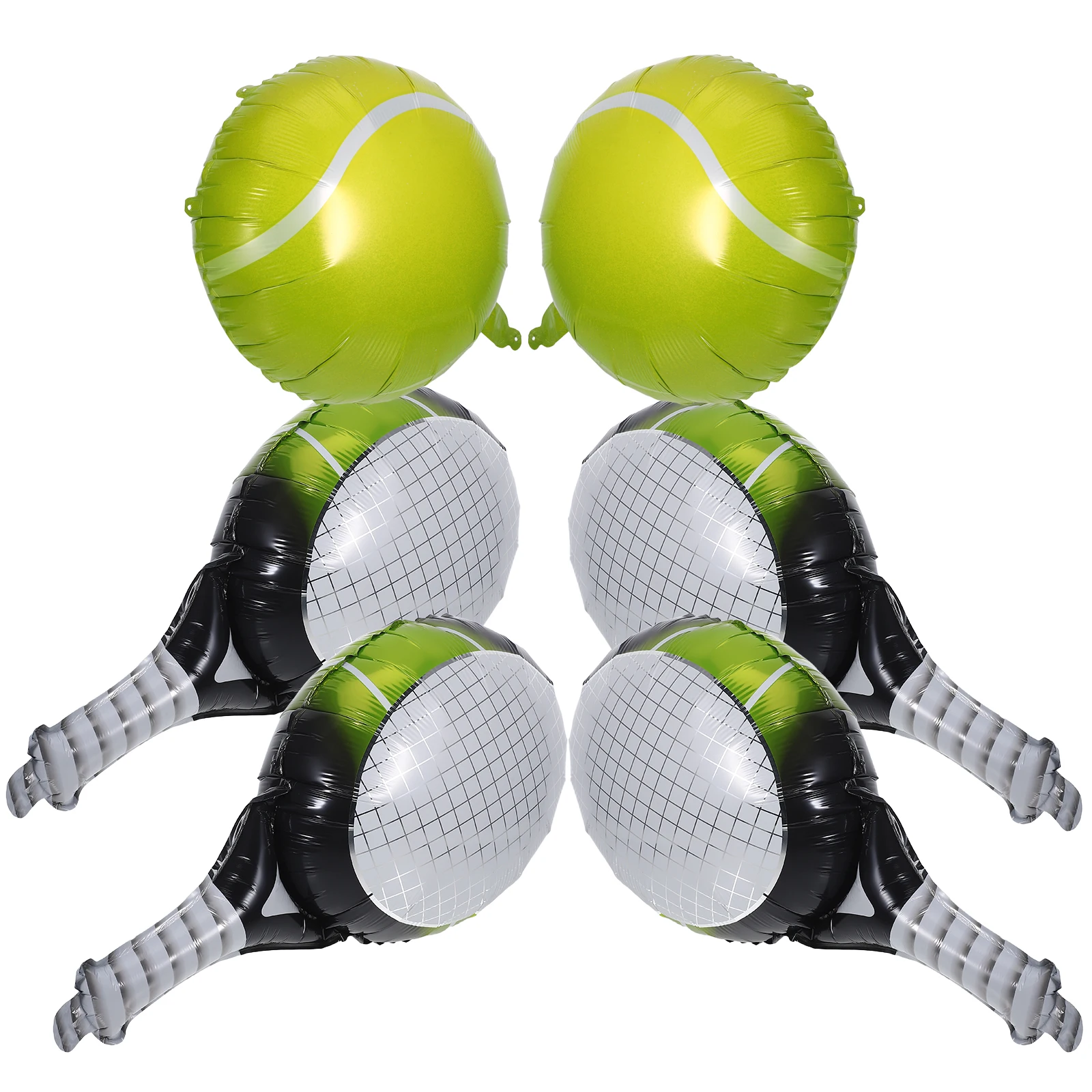1Set Tennis Ball Racket Balloons Aluminum Foil Predrilled Holes Easy Hang Party Decoration Birthday Supplies Party Balloons
1Set Tennis Ball Racket Balloons Aluminum Foil Predrilled Holes Easy Hang Party Decoration Birthday Supplies Party Balloons