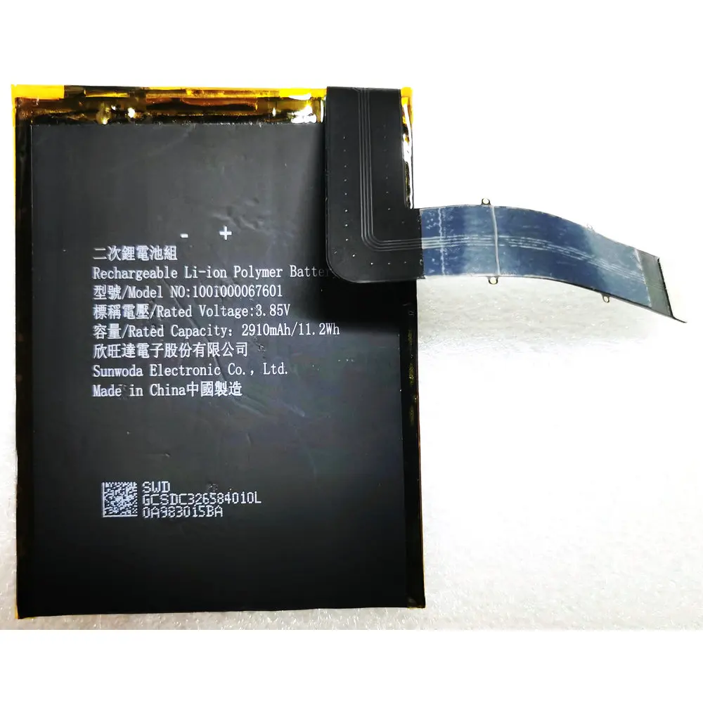 3.85V 11.2Wh 1001000067601 Mobile Phone Replacement Li-ion Battery 1ICP7/63/82
3.85V 11.2Wh 1001000067601 Mobile Phone Replacement Li-ion Battery 1ICP7/63/82
