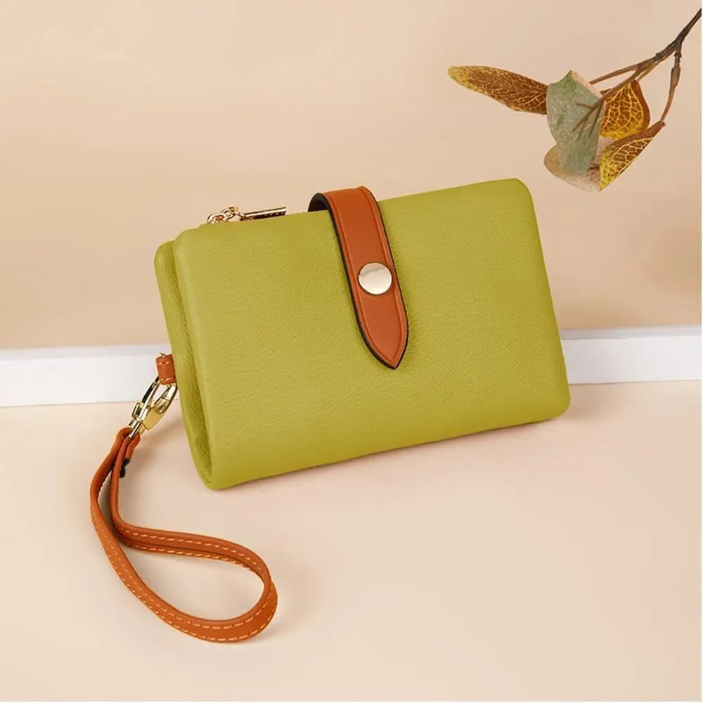 Fashion New Trifold Wristlet Leather Wallet with Zipper Portable Leather Purse Coin Purse for Women RFID Blocking
Fashion New Trifold Wristlet Leather Wallet with Zipper Portable Leather Purse Coin Purse for Women RFID Blocking