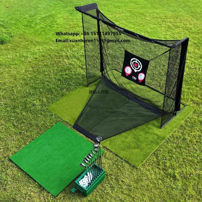 Indoor Golf Practice Net Automatic Ball Return Swing Rod Cutting Rod Hit Cage Hit Machine Equipment Training Set Polyester
Indoor Golf Practice Net Automatic Ball Return Swing Rod Cutting Rod Hit Cage Hit Machine Equipment Training Set Polyester