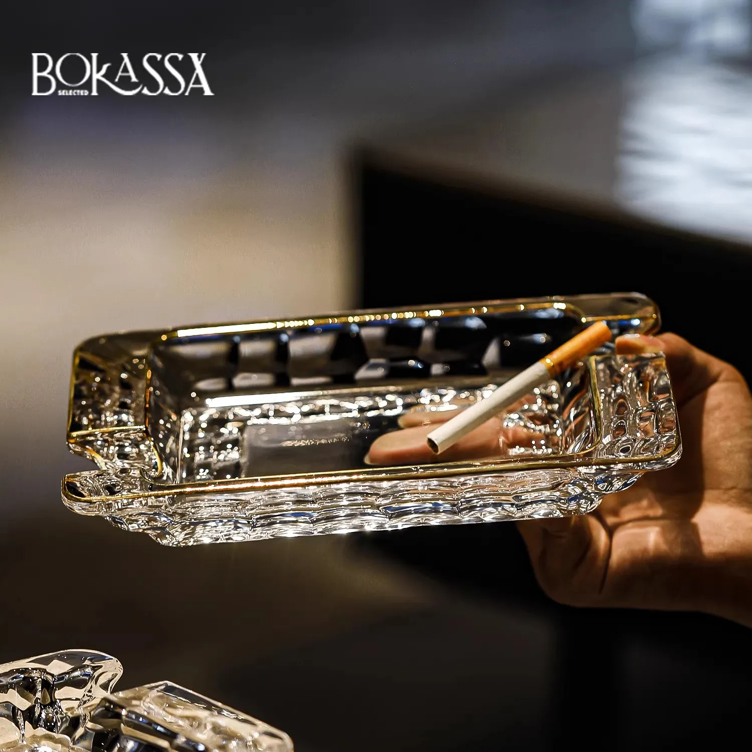 Cigar Ashtray Crystal Glass Cigarette Holder Men Outdoor Ash Tray for Patio Indoor Outdoor Home Office Tabletop Desk Decor
Cigar Ashtray Crystal Glass Cigarette Holder Men Outdoor Ash Tray for Patio Indoor Outdoor Home Office Tabletop Desk Decor