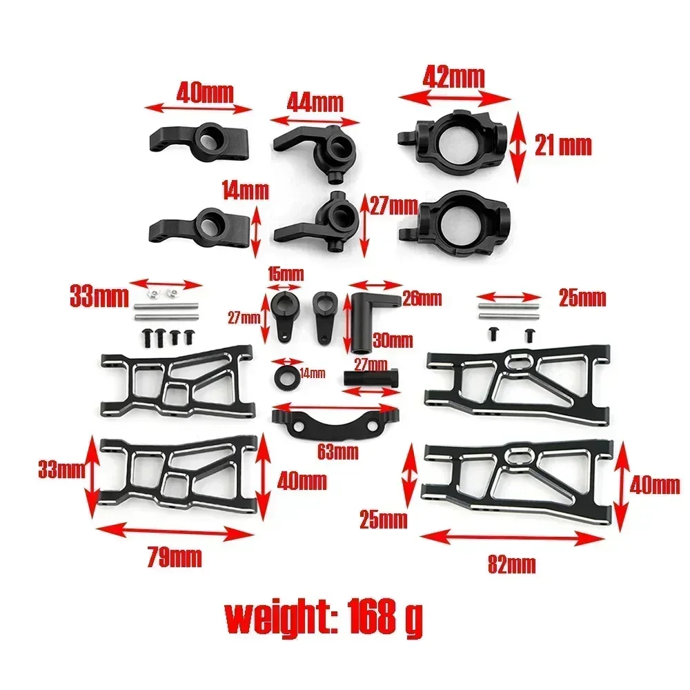 Metal Front/Rear Swing Arm Steering Cup/Group C-seat for 1/10 RC ZD Racing DBX-10 DBX10 10421-S 9102 Desert Buggy Upgrade Parts
Metal Front/Rear Swing Arm Steering Cup/Group C-seat for 1/10 RC ZD Racing DBX-10 DBX10 10421-S 9102 Desert Buggy Upgrade Parts