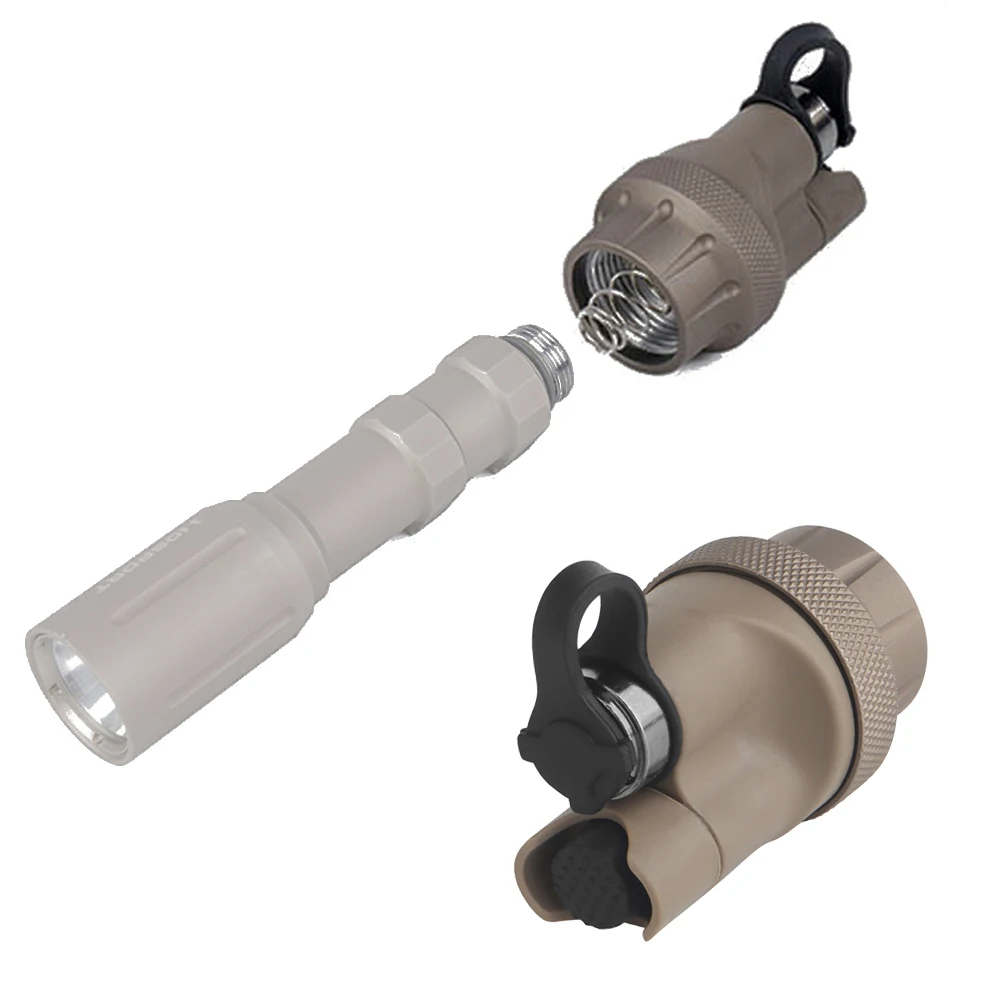 Tactical Airsoft Flashlight Dual-FunctionTail Cap Pressure Switch For Outdoor Hunting Shooting Sports LED Flashlight Accessories
Tactical Airsoft Flashlight Dual-FunctionTail Cap Pressure Switch For Outdoor Hunting Shooting Sports LED Flashlight Accessories