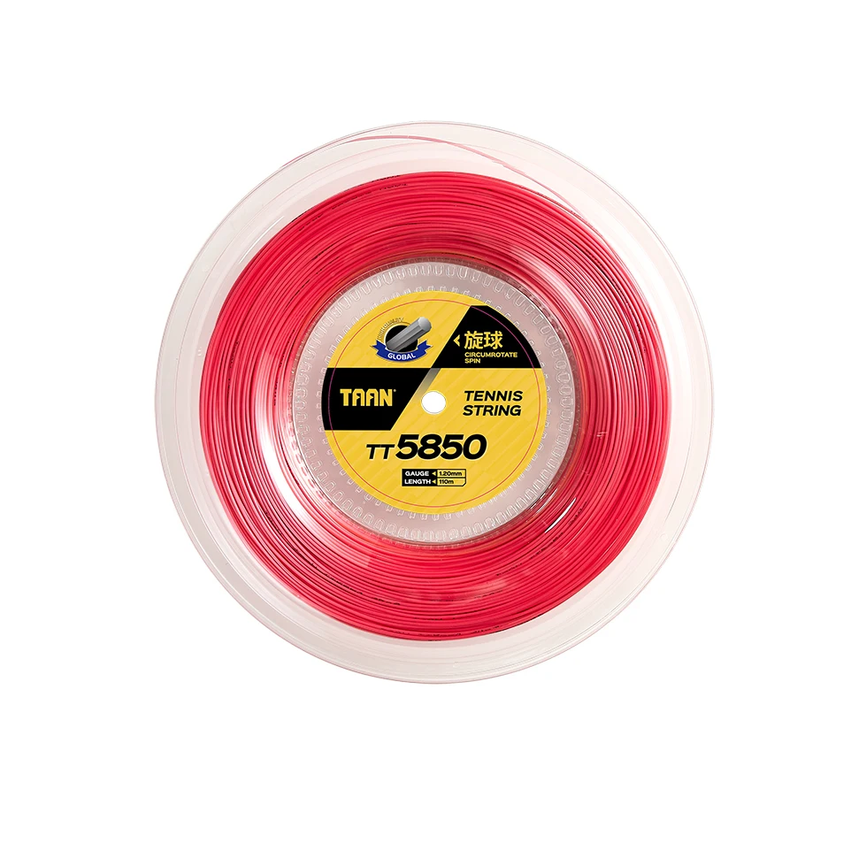 Tennis String 200m 1.20mm High-elastic TAAN TT5850 Tennis Racket String with Good Precision Control and Explosive Power
Tennis String 200m 1.20mm High-elastic TAAN TT5850 Tennis Racket String with Good Precision Control and Explosive Power