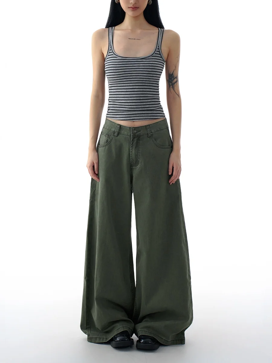 Джинсовые джинсы в стиле милитари, женские свободные повседневные брюки прямого кроя, винтажные осенние модные женские джинсы в американском стиле
Джинсовые джинсы в стиле милитари, женские свободные повседневные брюки прямого кроя, винтажные осенние модные женские джинсы в американском стиле