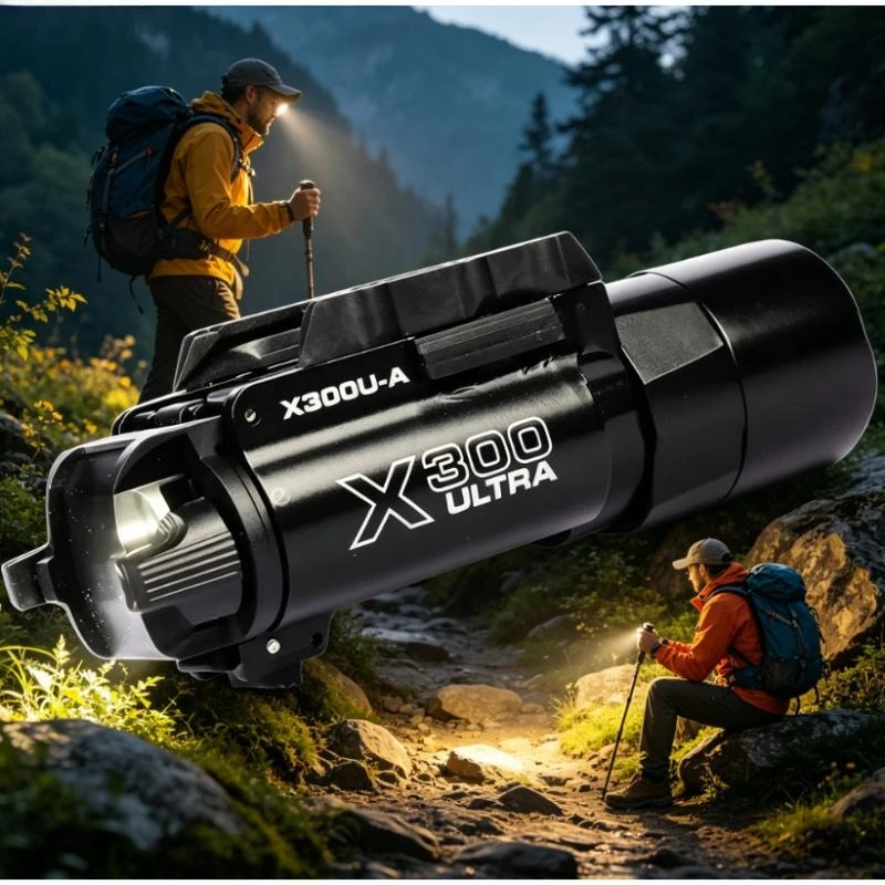 Premium Alloy X300 Series Portable Flashlight 500 Lumens Multi Gear Strobe Light Outdoor Decor Accessories
Premium Alloy X300 Series Portable Flashlight 500 Lumens Multi Gear Strobe Light Outdoor Decor Accessories