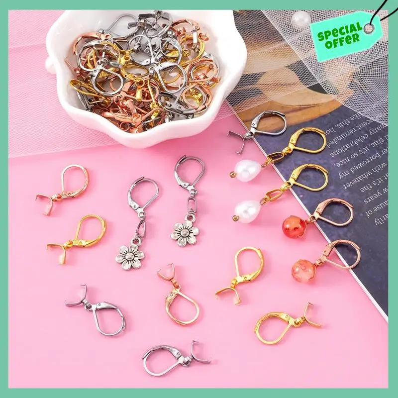 Sturdy 60Pcs Stainless Steel French Earring Hooks Leverback Ear Wires Hypoallergenic Pendant Clasp For DIY Jewelry Making Durabl
Sturdy 60Pcs Stainless Steel French Earring Hooks Leverback Ear Wires Hypoallergenic Pendant Clasp For DIY Jewelry Making Durabl