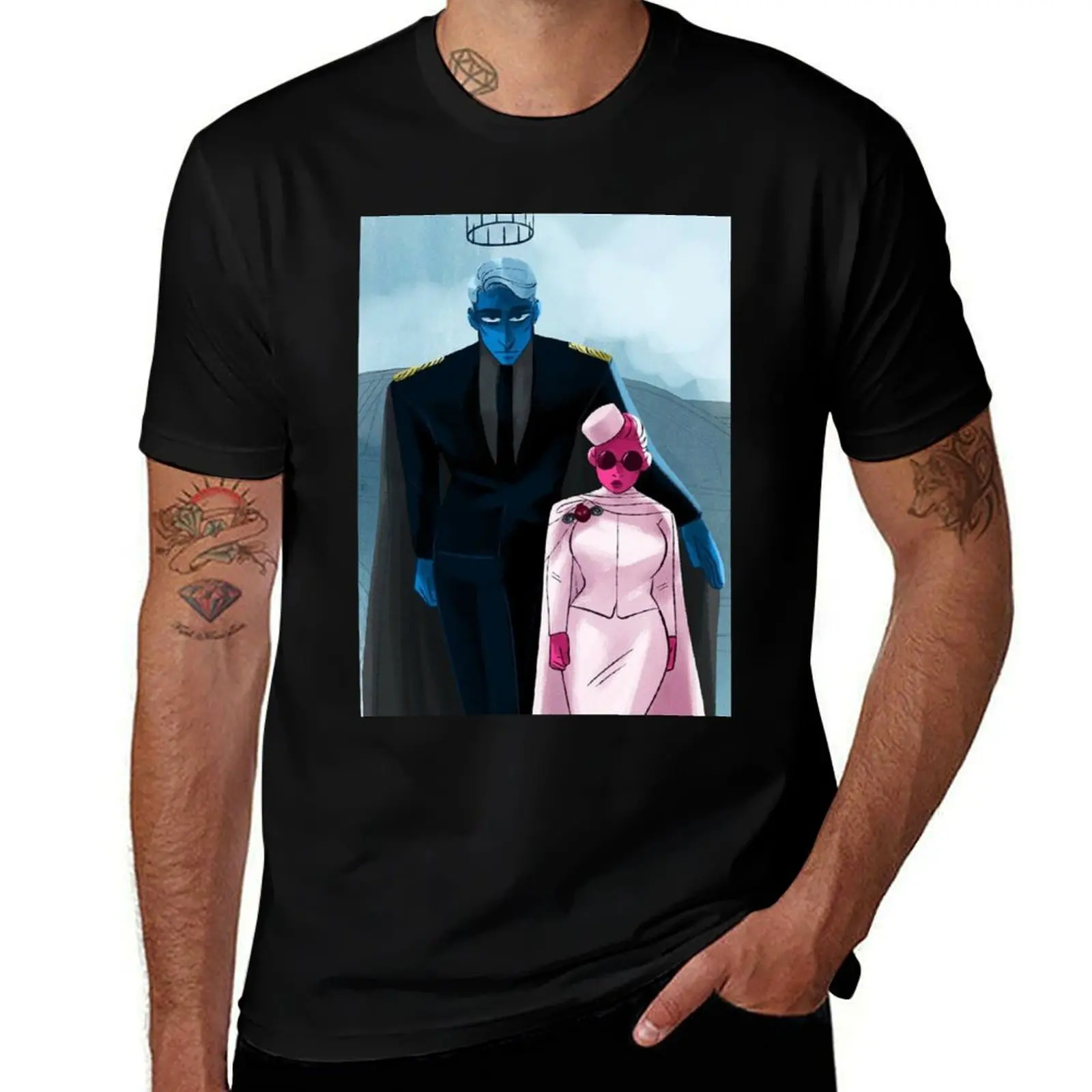 Футболка Court Trial Hades and Persephone-Lore Olympus, футболки для мужчин, винтажная мужская футболка с графическим рисунком, роскошная футболка 
Футболка Court Trial Hades and Persephone-Lore Olympus, футболки для мужчин, винтажная мужская футболка с графическим рисунком, роскошная футболка