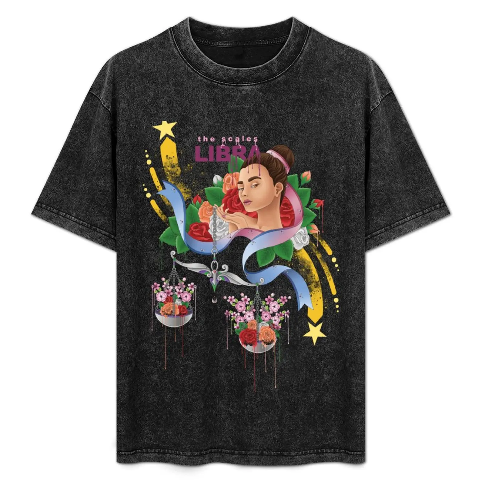 Libra the Scales Floral Design T-Shirt
Libra the Scales Floral Design T-Shirt