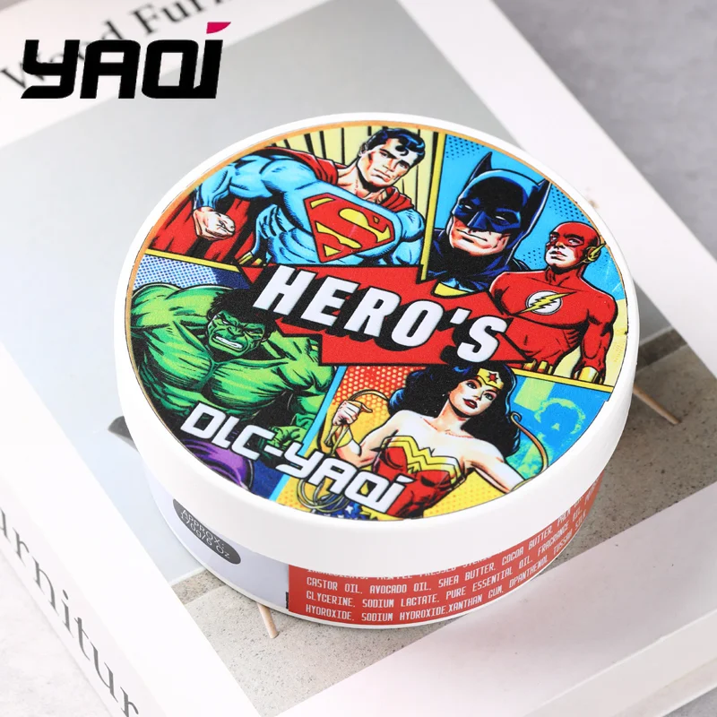 YAQI HERO'S Atisan 170 г мыло для бритья для мужчин, профессиональная увлажняющая и успокаивающая формула, удобный гладкий инструмент для ухода за волосами
YAQI HERO'S Atisan 170 г мыло для бритья для мужчин, профессиональная увлажняющая и успокаивающая формула, удобный гладкий инструмент для ухода за волосами