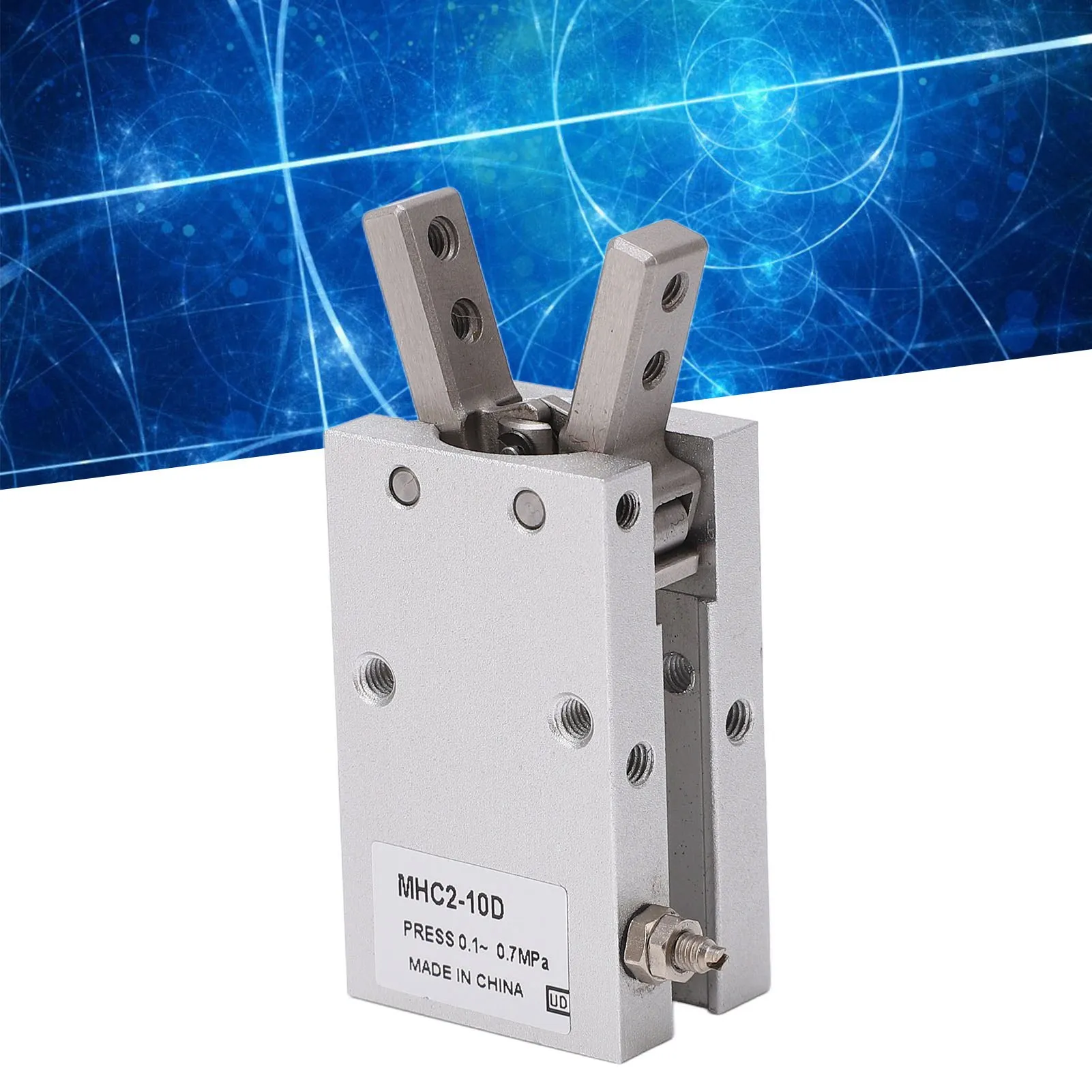Finger Pneumatic Cylinder Gripper Air Cylinder Single Double Action 10mm Bore M5x0.5 Aluminium Alloy Pneumatic Cylinder
Finger Pneumatic Cylinder Gripper Air Cylinder Single Double Action 10mm Bore M5x0.5 Aluminium Alloy Pneumatic Cylinder