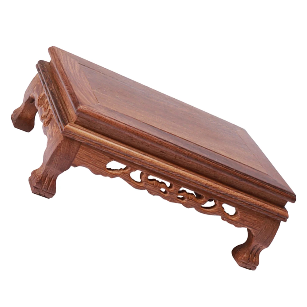 Wood Base Teapot Vase Display Stand Bonsai Pedestal Brown Rectangle Carved Wooden Ornamental Stone Craftsmanship Storage
Wood Base Teapot Vase Display Stand Bonsai Pedestal Brown Rectangle Carved Wooden Ornamental Stone Craftsmanship Storage