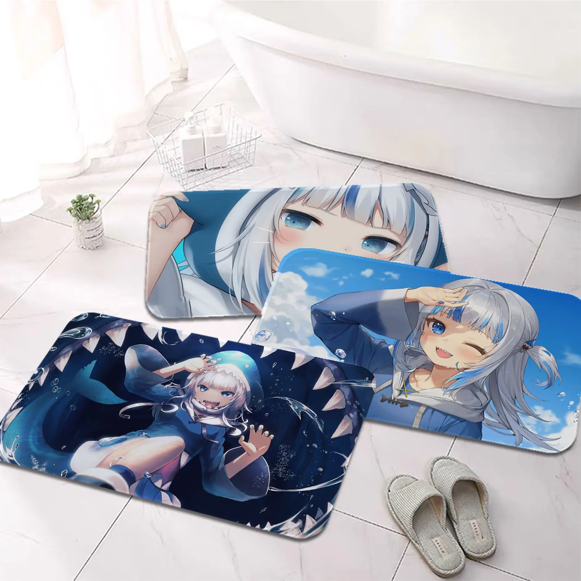 Anime Gawr Gura Hallway Carpet Kids Room Bedroom Decoration Balcony Anti-Slip Doormat Living Room Alfombra
Anime Gawr Gura Hallway Carpet Kids Room Bedroom Decoration Balcony Anti-Slip Doormat Living Room Alfombra
