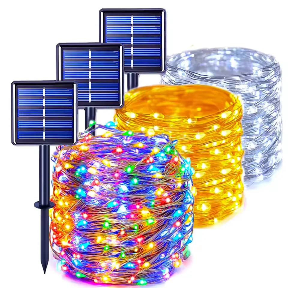 LED Solar Lights Fairy String Lights Waterproof 8 Modes for Garden Tree Christmas Decor Garden Lights Outdoor
LED Solar Lights Fairy String Lights Waterproof 8 Modes for Garden Tree Christmas Decor Garden Lights Outdoor