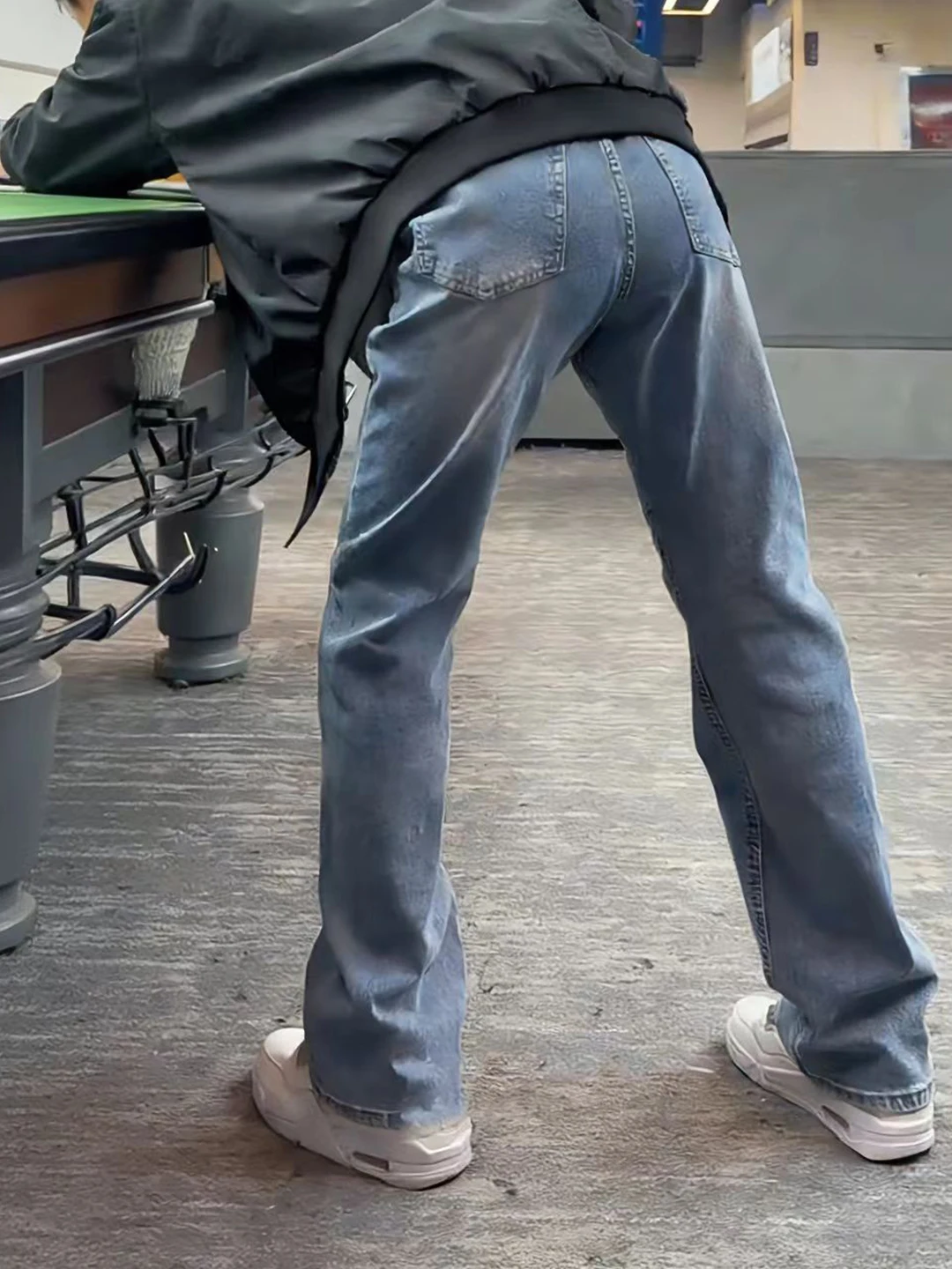 Light Blue Men's Curved Blade Jeans Spring Faion Leg Lengthening Micro Flared Pants American High Street Sle Wear Resistant
Light Blue Men's Curved Blade Jeans Spring Faion Leg Lengthening Micro Flared Pants American High Street Sle Wear Resistant