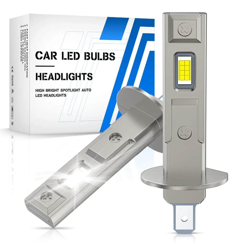 2Pcs 12000LM H1 LED Lights 6000K Headlight Bulb Mini Size Design Wireless Car Lamp CSP 3570 Chip White Plug&Play No Need Base
2Pcs 12000LM H1 LED Lights 6000K Headlight Bulb Mini Size Design Wireless Car Lamp CSP 3570 Chip White Plug&Play No Need Base