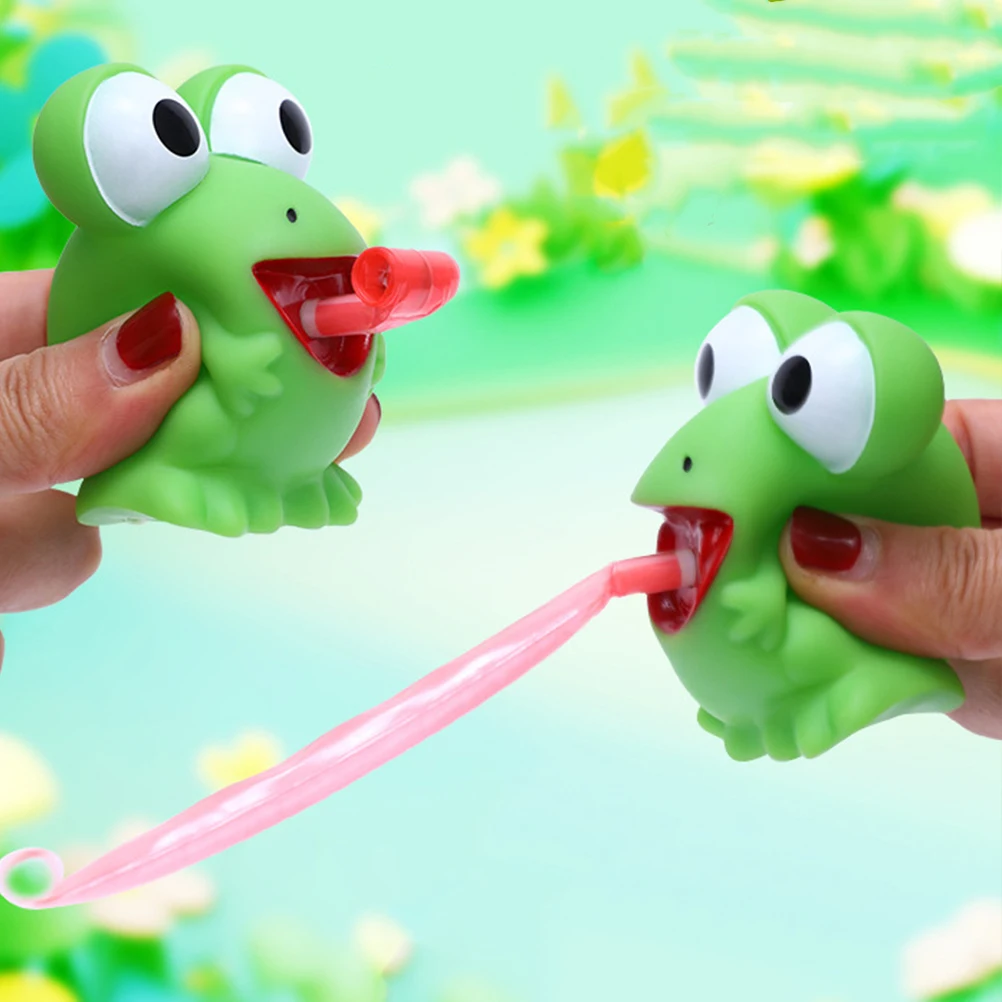 2 Pcs Frog Pinch Cartoon Squeeze Toys Stick Out Your Tongue Sensory Party Bag Fillers Plastic Adorable Baby
2 Pcs Frog Pinch Cartoon Squeeze Toys Stick Out Your Tongue Sensory Party Bag Fillers Plastic Adorable Baby