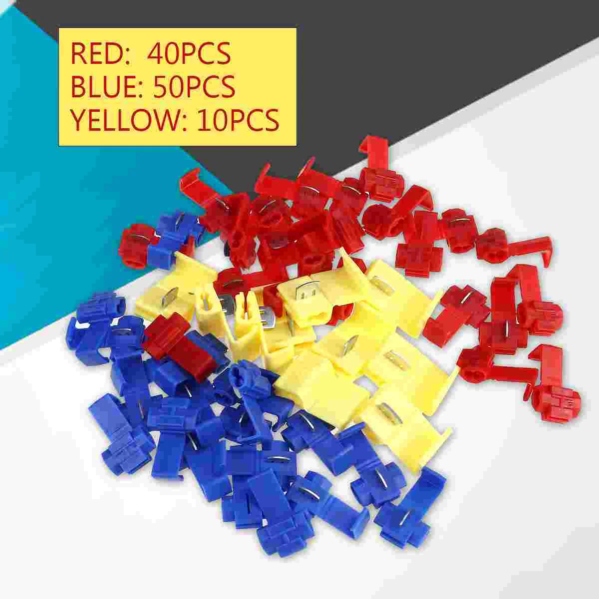 100 Pcs Ring Terminals Heavy Duty Tape Measure Splice Wire Connector Soldering Clips The Quick Flexible Solderless Pack
100 Pcs Ring Terminals Heavy Duty Tape Measure Splice Wire Connector Soldering Clips The Quick Flexible Solderless Pack