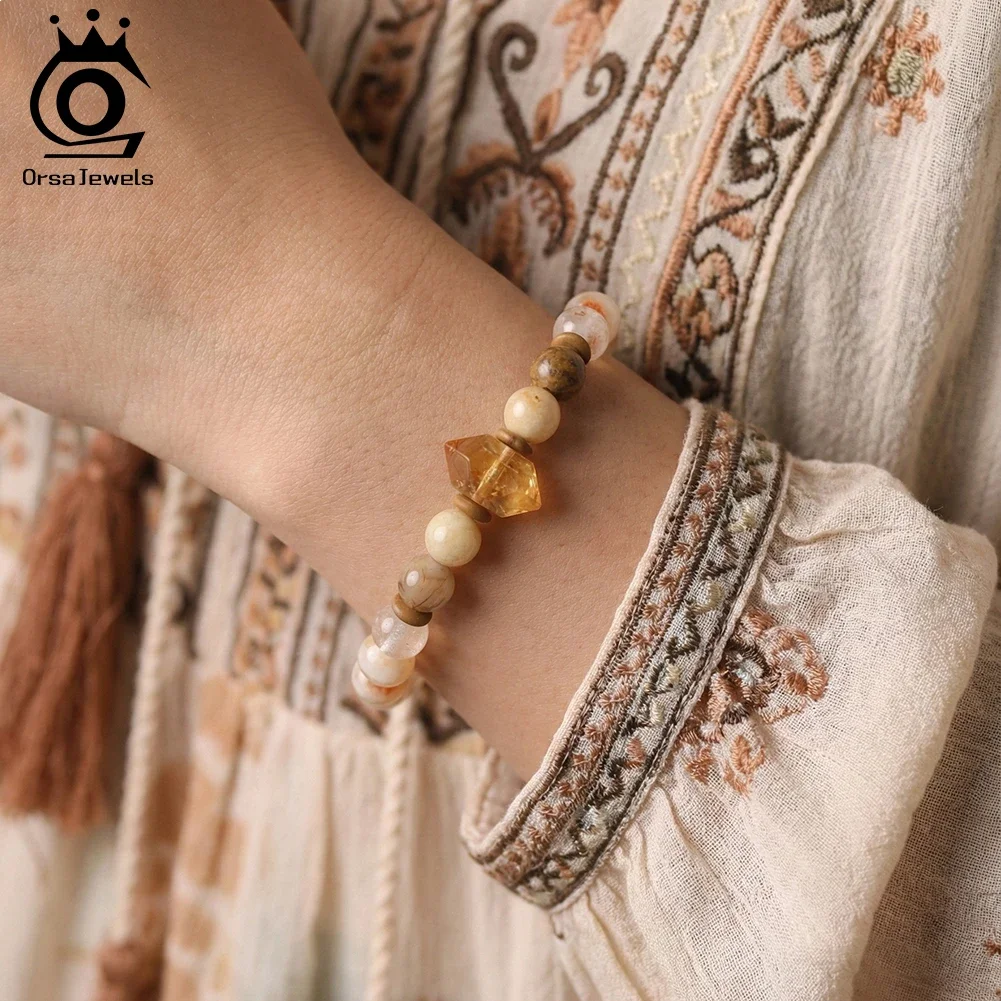 ORSA JEWELS Healing Natural Tiger Eyes Stone Strand Bracelet for Women Men Handmade Crystal Energy Bracelet Accessories GMB89
ORSA JEWELS Healing Natural Tiger Eyes Stone Strand Bracelet for Women Men Handmade Crystal Energy Bracelet Accessories GMB89