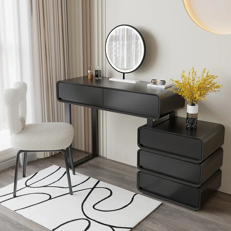 Bedroom Mirror Vanity Tables Wood Chair Modern Drawer Makeup Vanity Tables Stool Black Girl Salon Coiffeuse De Storage Furniture
Bedroom Mirror Vanity Tables Wood Chair Modern Drawer Makeup Vanity Tables Stool Black Girl Salon Coiffeuse De Storage Furniture