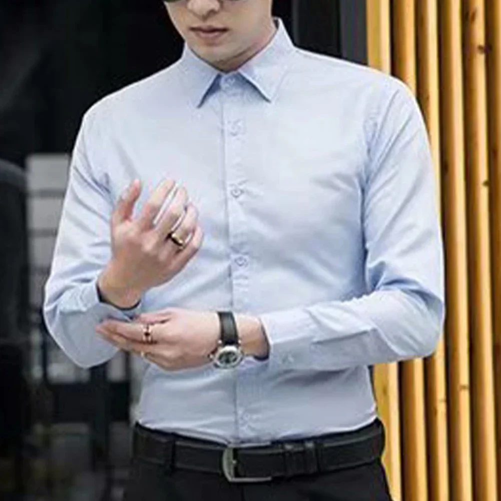 Fashion Formal Business Shirts And Blouses Solid Color Long Sleeve Slim Casual Party Shirt Top Clothing Male Clothing For Men
Fashion Formal Business Shirts And Blouses Solid Color Long Sleeve Slim Casual Party Shirt Top Clothing Male Clothing For Men
