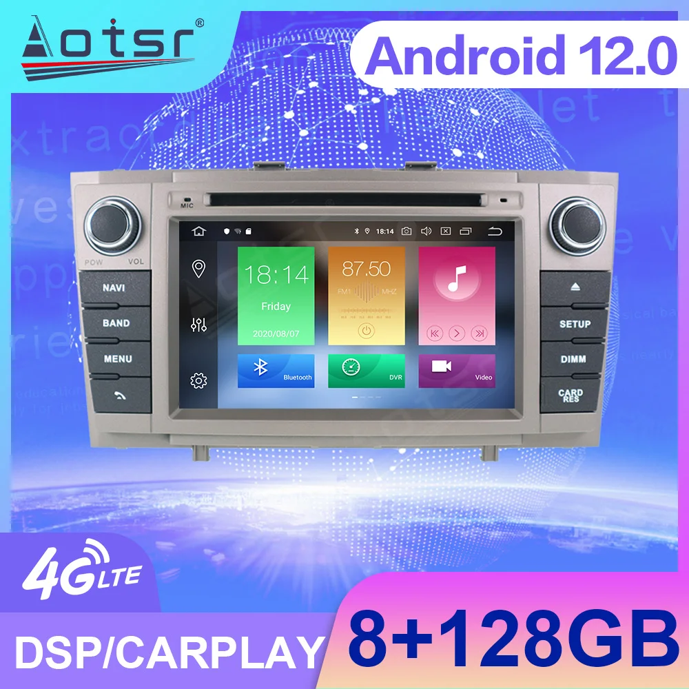 Android 12 экран автомобиля радио для Toyota Avensis T27 2009-2015 LET GPS беспроводной Carplay центральный мультимедийный плеер стерео головное устройство
Android 12 экран автомобиля радио для Toyota Avensis T27 2009-2015 LET GPS беспроводной Carplay центральный мультимедийный плеер стерео головное устройство