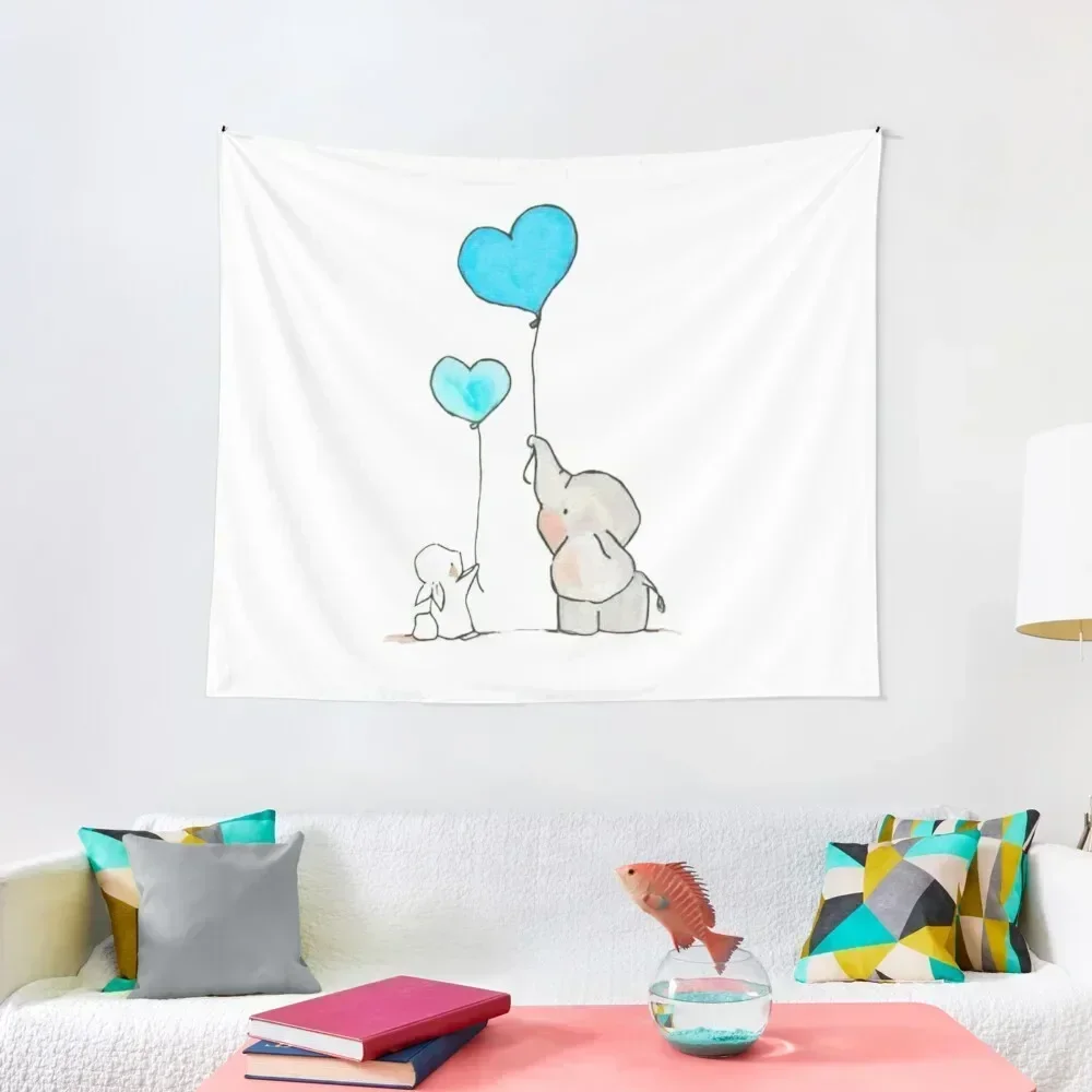 Bunny and elephant with heart balloons Tapestry Wallpaper Bedroom Wall Carpet Tapestry
Bunny and elephant with heart balloons Tapestry Wallpaper Bedroom Wall Carpet Tapestry