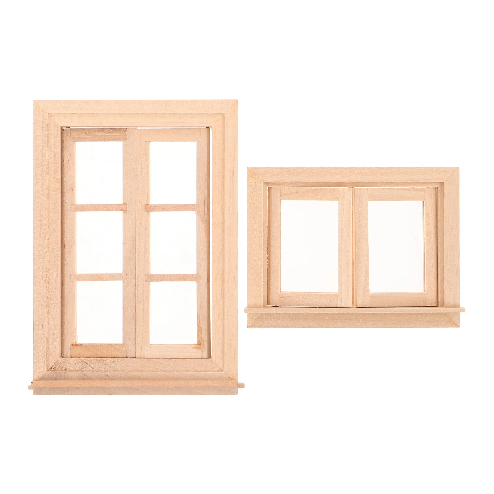 2Pcs Unfinished Wood Window Frames for Painting Realistic Miniature House Windows 1:12 Scale Farmhouse Window Trim DIY Dollhouse
2Pcs Unfinished Wood Window Frames for Painting Realistic Miniature House Windows 1:12 Scale Farmhouse Window Trim DIY Dollhouse
