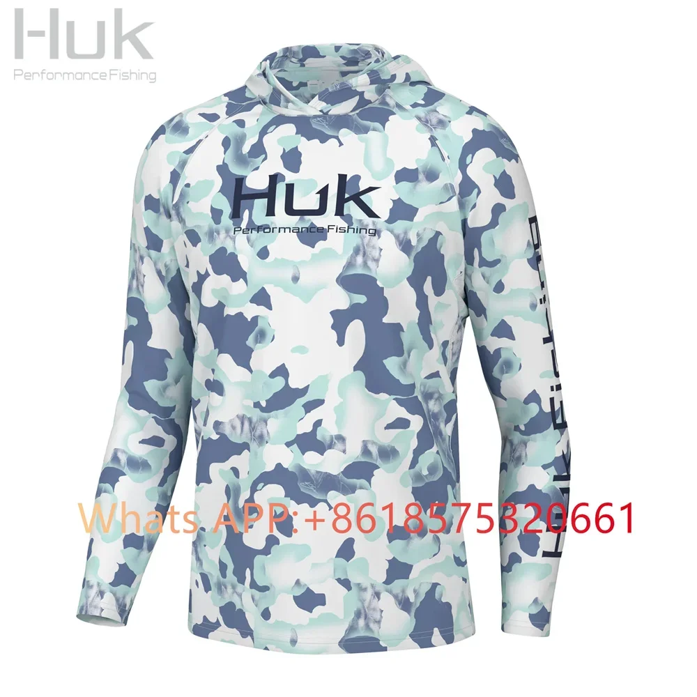 HUK Fishing Shirts Outdoor Summer Long Sleeve Hoodie UPF 50+ T-shirt Tops Sun Protection Jersey Men's Camouflage Fishing Clothes
HUK Fishing Shirts Outdoor Summer Long Sleeve Hoodie UPF 50+ T-shirt Tops Sun Protection Jersey Men's Camouflage Fishing Clothes