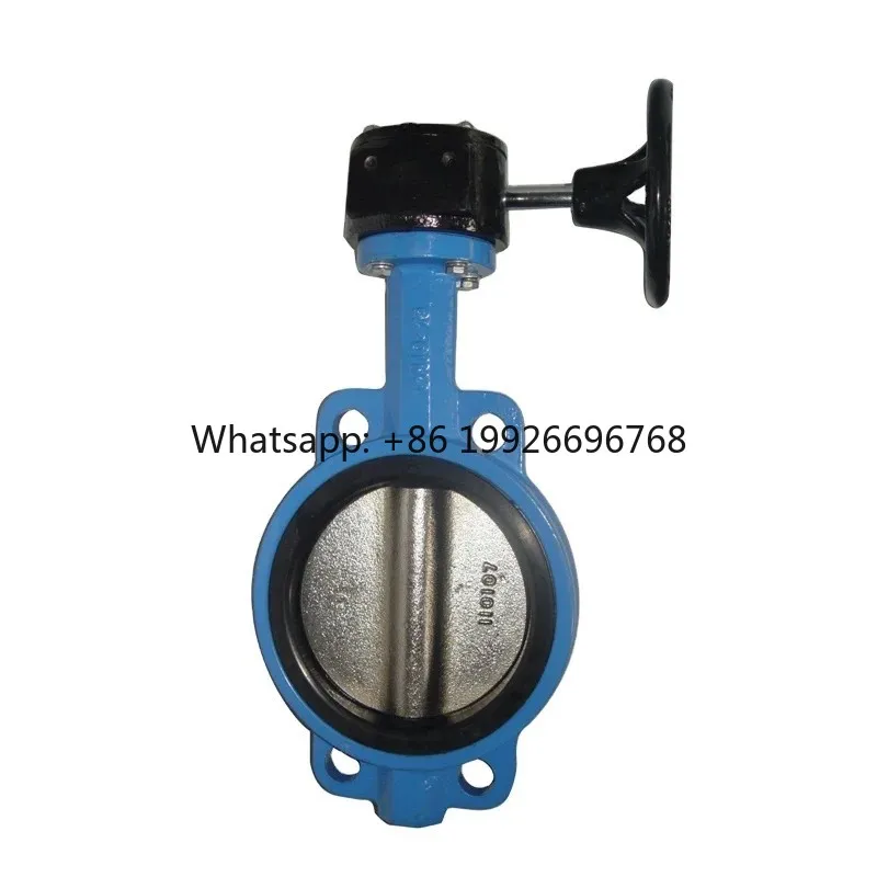 Hot Sale Gear Reducer Dn 80 Soft Seal Manual Wafer Type butterfly Valve
Hot Sale Gear Reducer Dn 80 Soft Seal Manual Wafer Type butterfly Valve