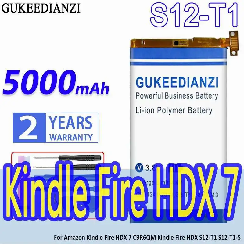Lightweight 5000Mah Tablet Battery Reliable Replacement For Amazon Kindle Fire Hdx 7 C9R6QM S12-T1 S12-T1-S
Lightweight 5000Mah Tablet Battery Reliable Replacement For Amazon Kindle Fire Hdx 7 C9R6QM S12-T1 S12-T1-S